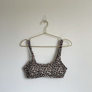 Animal Print Bikini Top SIZE L